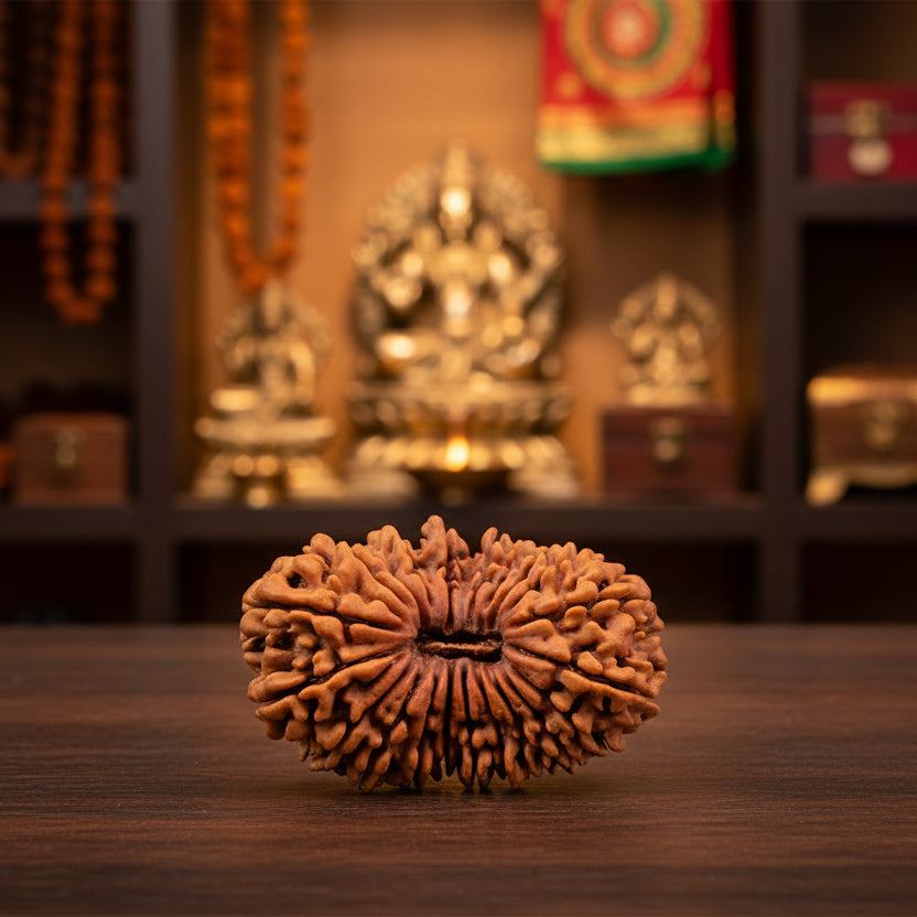 21 Mukhi Nepali Rudraksha Original Kuber Beej Rudra Charms