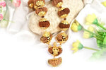 Indra Mala in Pure Gold (20.5 Gram Gold Capping) - Rudracharms