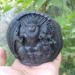 Lakshmi Narsimha Shaligram Idol / Lakshmi Narsingh Shaligram Idol - Rudracharms