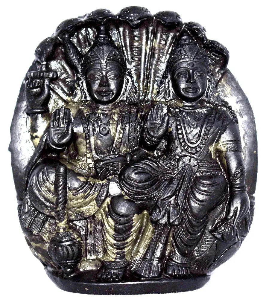 Laxmi Narayan Murti On Golden Shaligram - Rudracharms