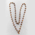 Silver Capping Mala Rudra Charms