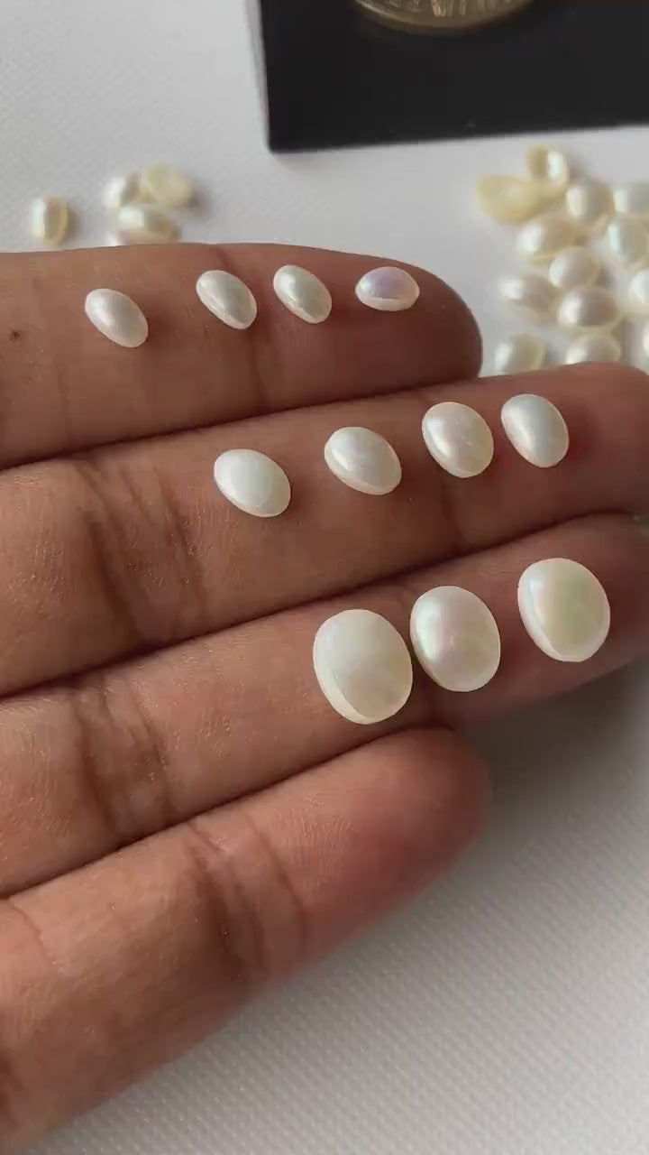 Buy White Pearl Stones (Moti) – For Serenity, Emotional Balance, and Elegance